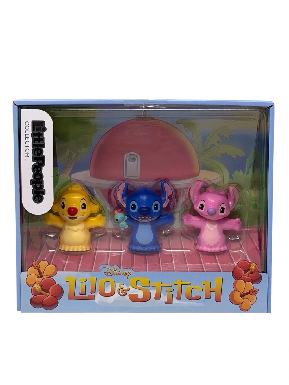 Little People Disney LILO & STITCH Collector Set - STITCH, ANGEL  & REUBEN - New